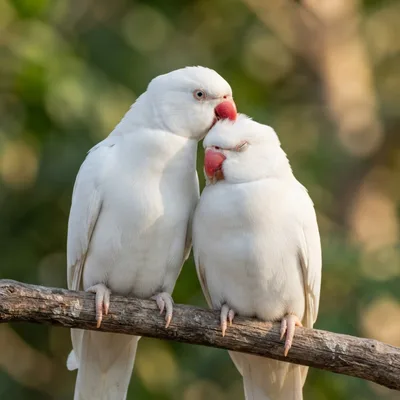 white rose-Ringed Parakeet3