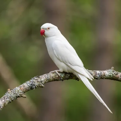 white rose-Ringed Parakeet4